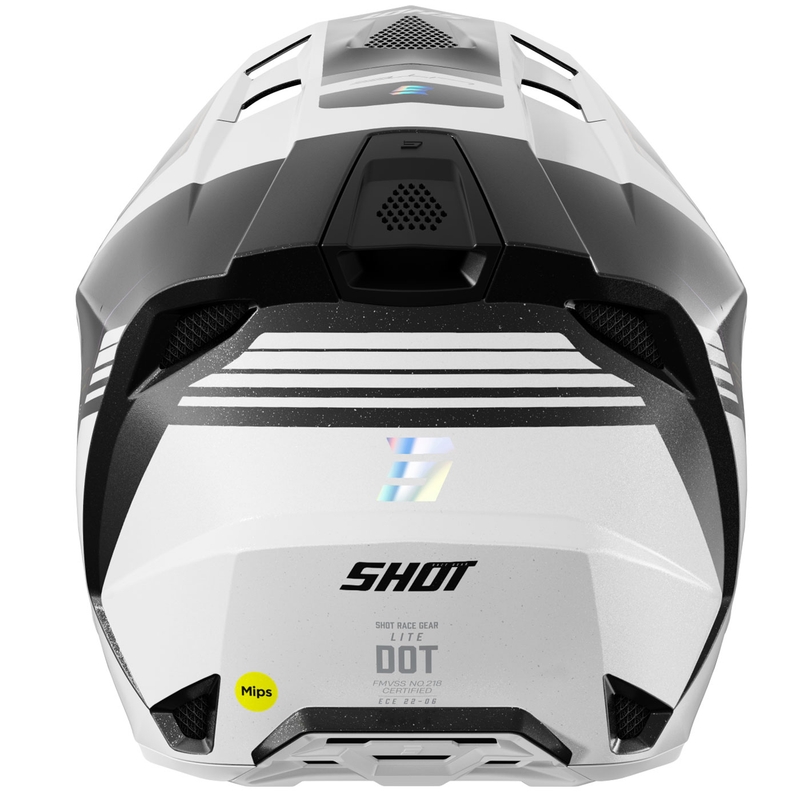 Motokros kaciga Shot Lite S10 holografski biser