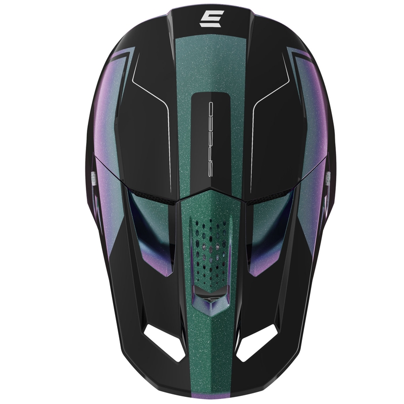 Motokros kaciga Shot Speed Fury sjajni cameleon