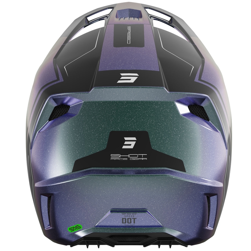 Motokros kaciga Shot Speed Fury sjajni cameleon