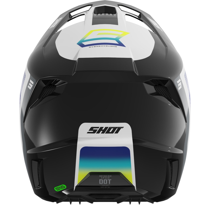 Motokros kaciga Shot Speed Hybrid sjajna fluo žuta