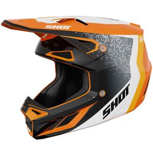 Motokros kaciga Shot Speed Hybrid sjajno narančasta