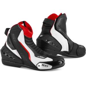 Shima SX-6 motociklističke čizme crno-bijelo-crvene