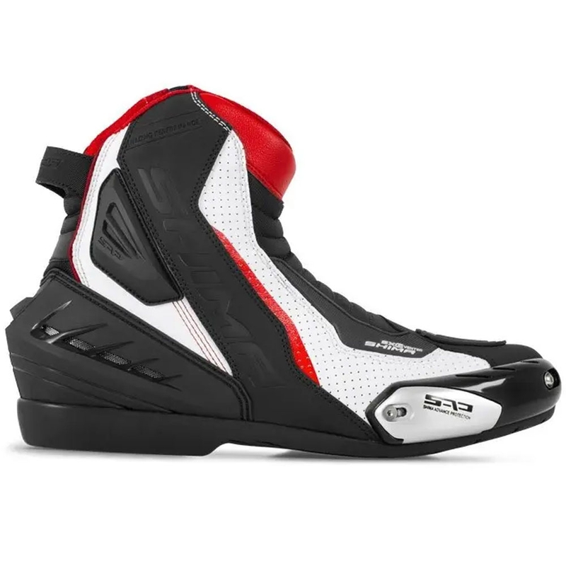 Shima SX-6 motociklističke čizme crno-bijelo-crvene