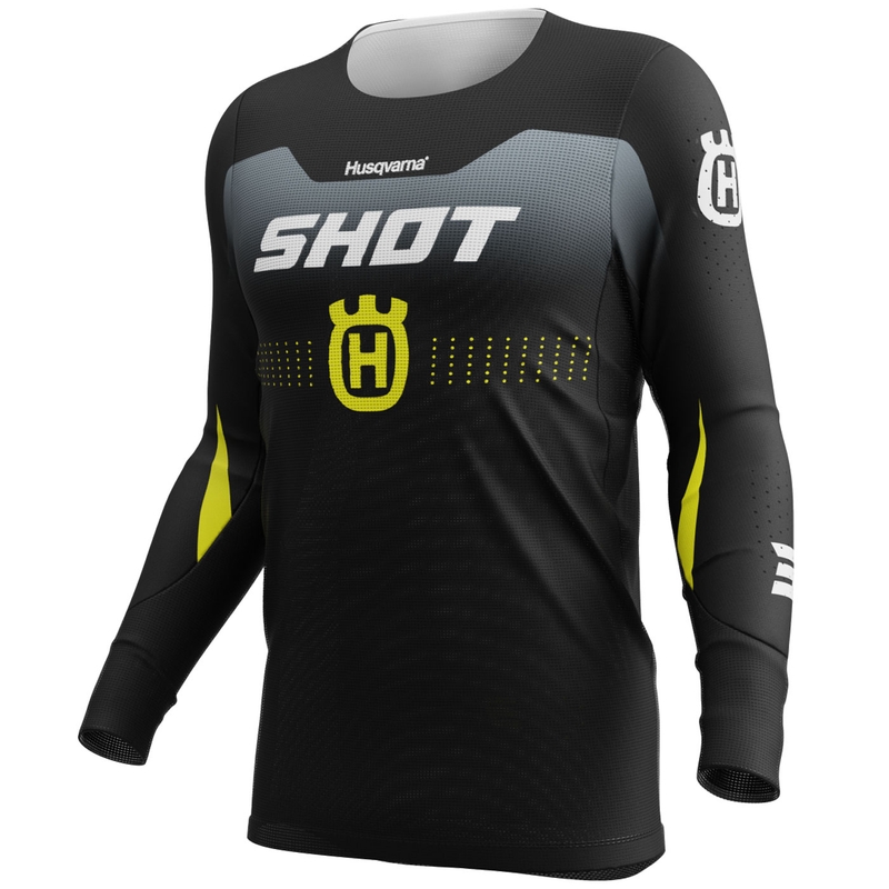 Shot Aerolite HVA 26 motokros majica crno-siva