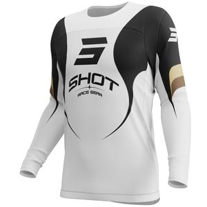Bijeli motokros dres Shot Contact Manta