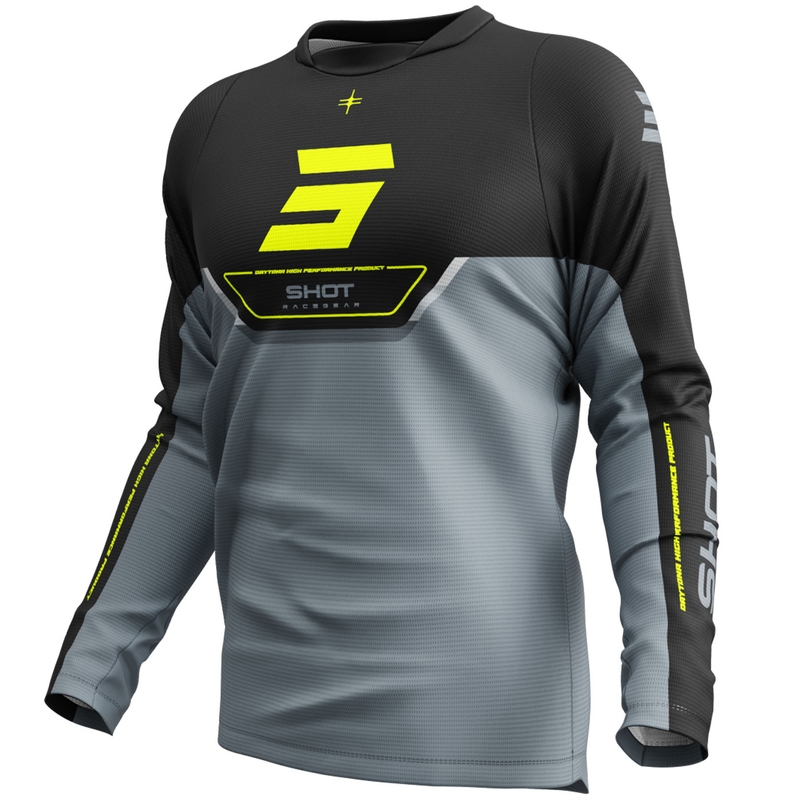 Motokros dres Shot Devo Daytona fluo žuti