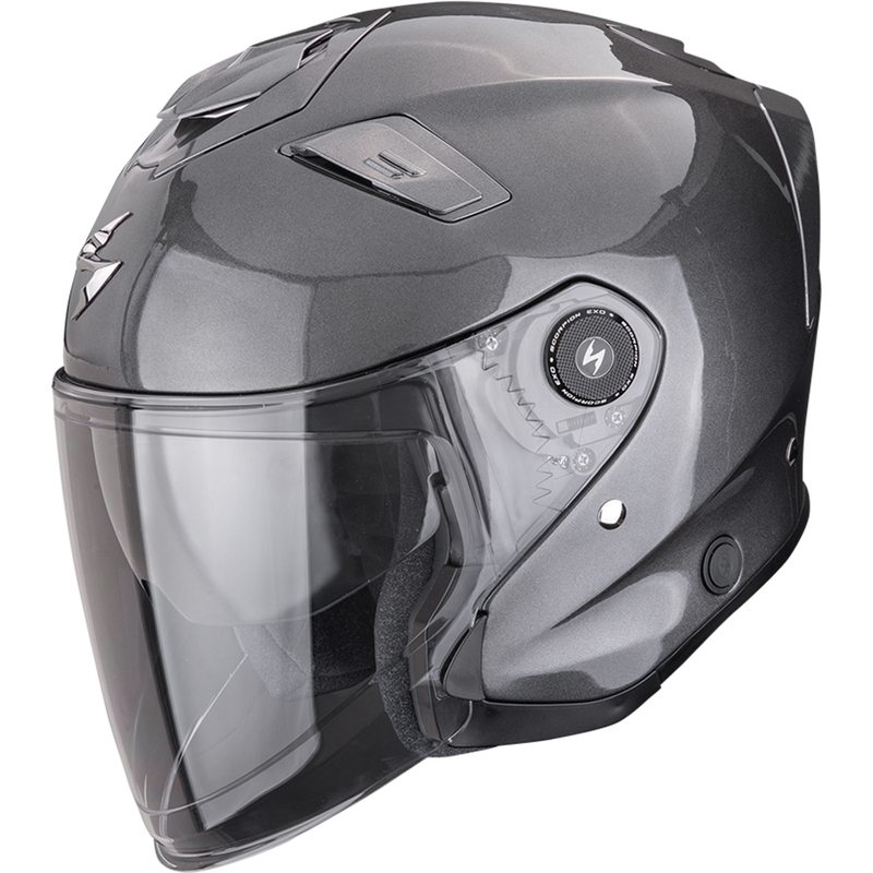 Scorpion EXO-GT Jet Solid otvorena motociklistička kaciga metalik sive boje