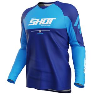 Motokros dres Shot Draw Private plavi