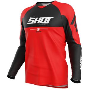 Motokros dres Shot Draw Private crveni