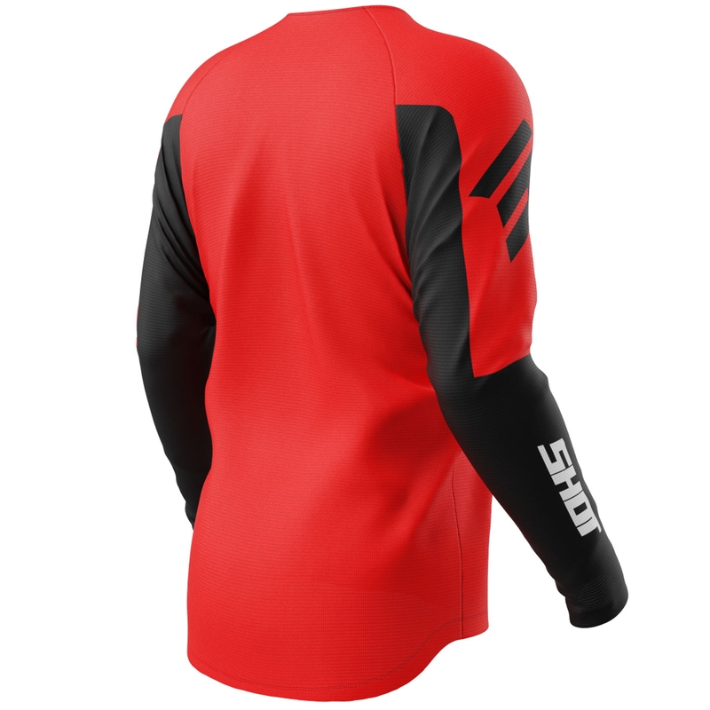 Motokros dres Shot Draw Private crveni