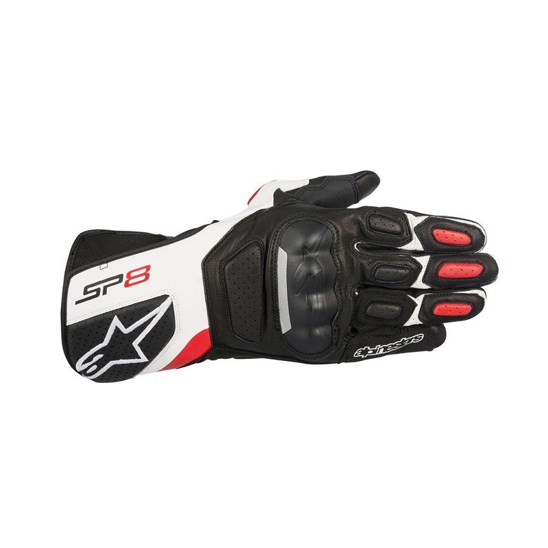 Alpinestars SP-8 rukavice crno-bijelo-crvene