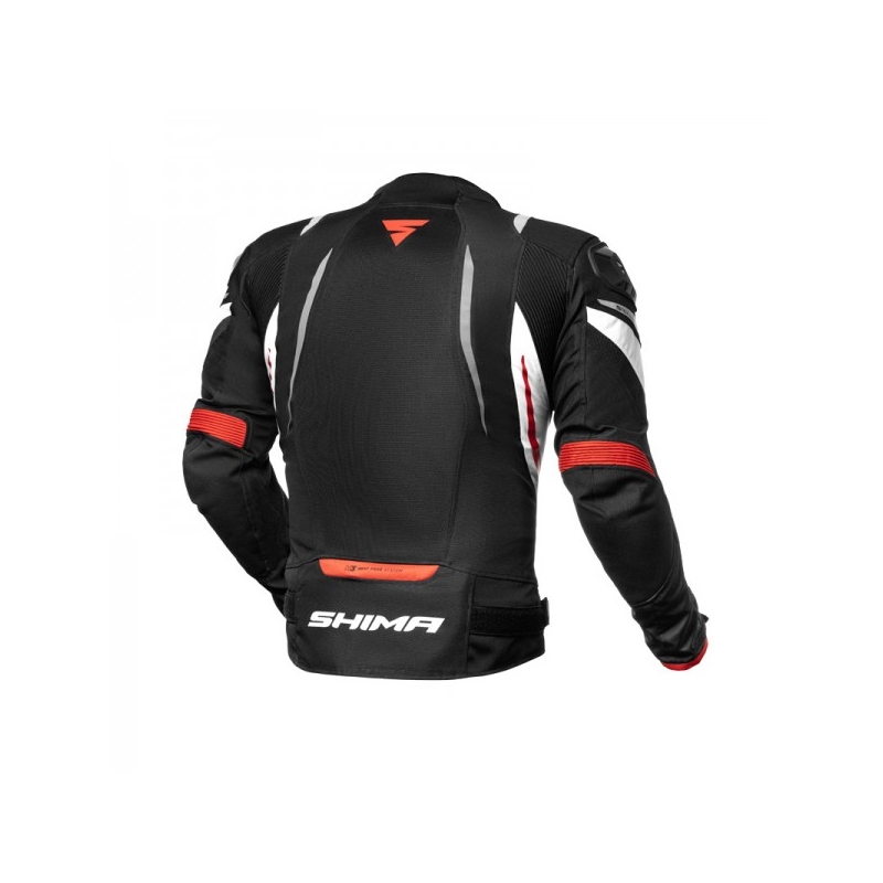 Shima Mesh Pro motoristička jakna crno-crvena