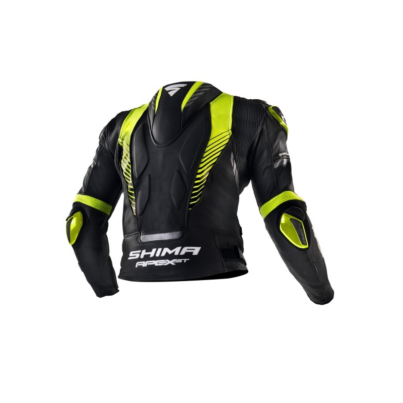Motociklistička jakna Shima Apex crno-fluo žuta