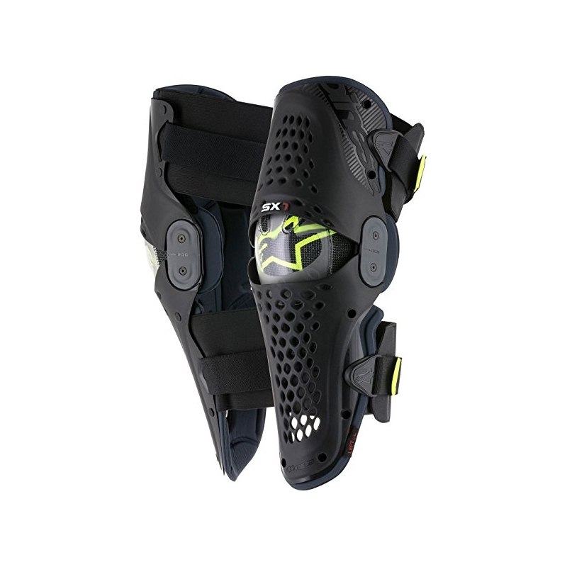 Štitnici za koljena Alpinestars SX-1 antracit-fluo žuti
