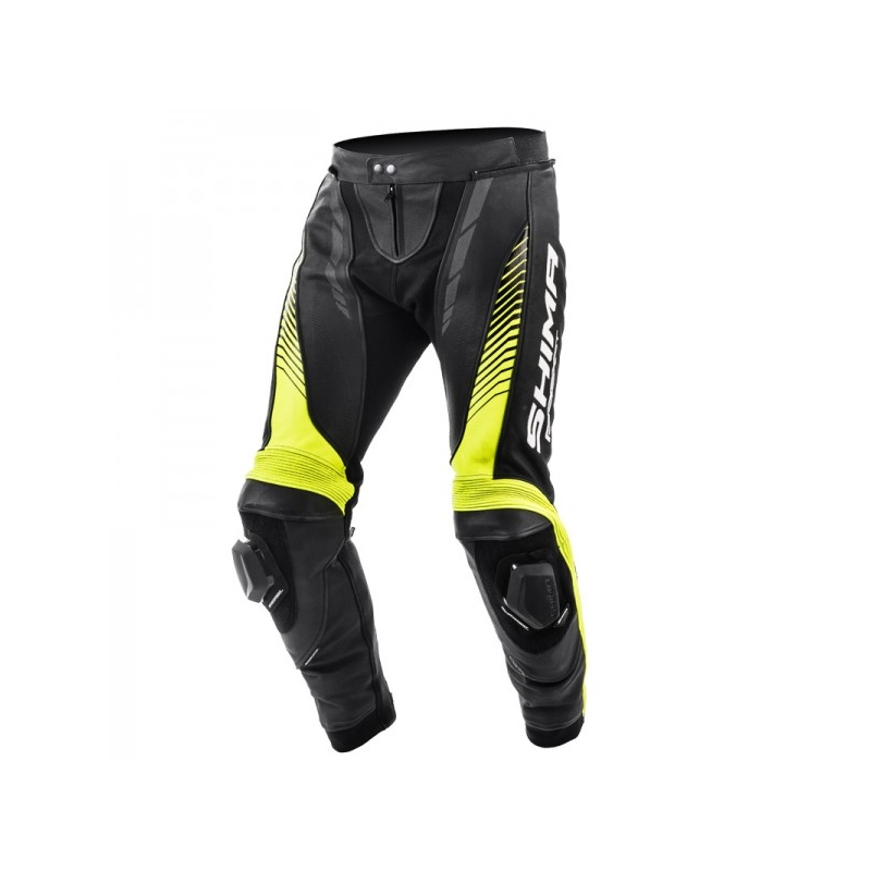 Motociklističke hlače Shima Apex crno-fluo žute