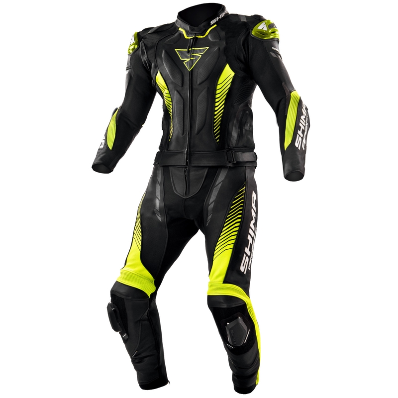 Shima Apex motociklističko odijelo crno-fluo žuto