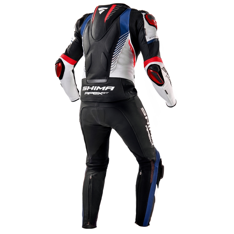 Shima Apex motociklističko odijelo crno-bijelo-crveno rasprodaja