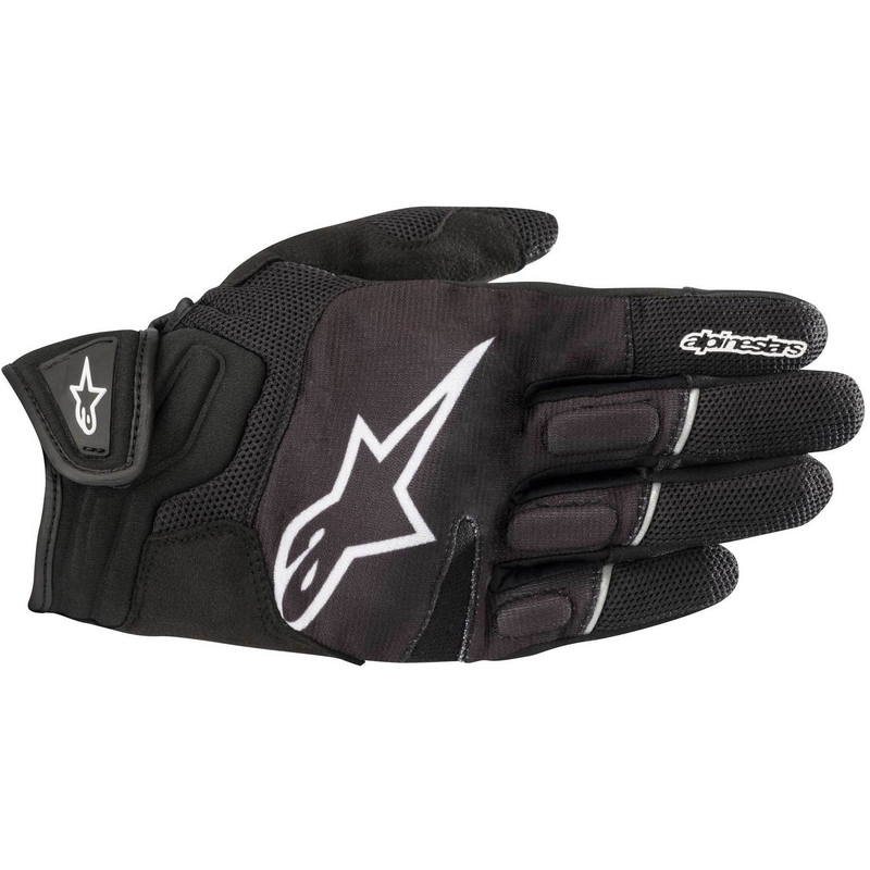 Alpinestars Atom moto rukavice crno-bijele