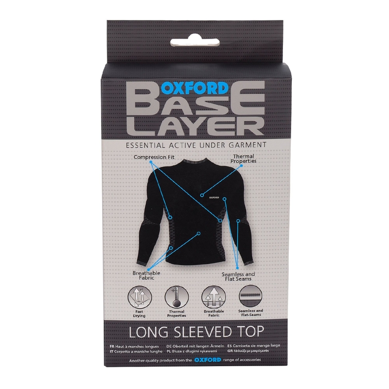 Oxford Base Layer termo majica dugih rukava Crna rasprodaja