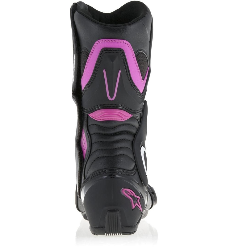 Alpinestars Stella S-MX 6 ženske motociklističke čizme crno-ljubičasto-bijele