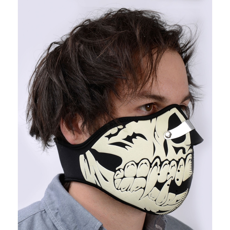 Oxford Glow Skull maska za lice