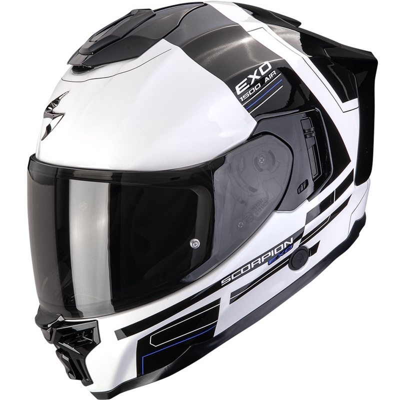 Scorpion EXO-1500 Air Dual integralna motociklistička kaciga bijelo-crno-plava