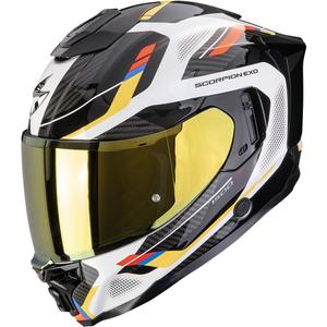 Scorpion EXO-1500 Air Sleek integralna motociklistička kaciga bijelo-plavo-žuta