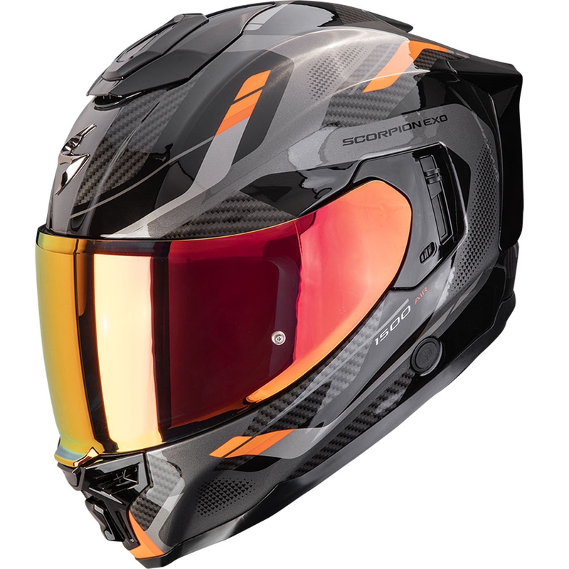 Scorpion EXO-1500 Air Sleek integralna motociklistička kaciga crno-narančasta