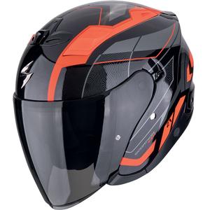 Scorpion EXO-Z1 VUE otvorena motociklistička kaciga crno-crvena