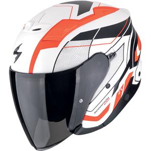 Scorpion EXO-Z1 VUE otvorena motociklistička kaciga mat bijelo-crveno-crna