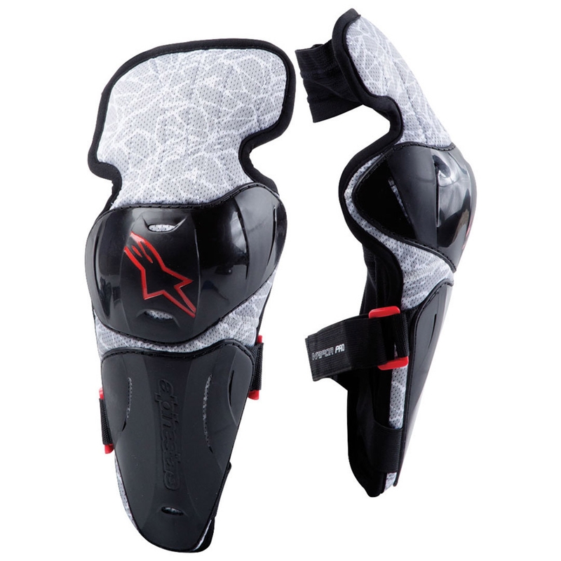 Dječji štitnici za laktove Alpinestars Vapor Pro crno-bijeli