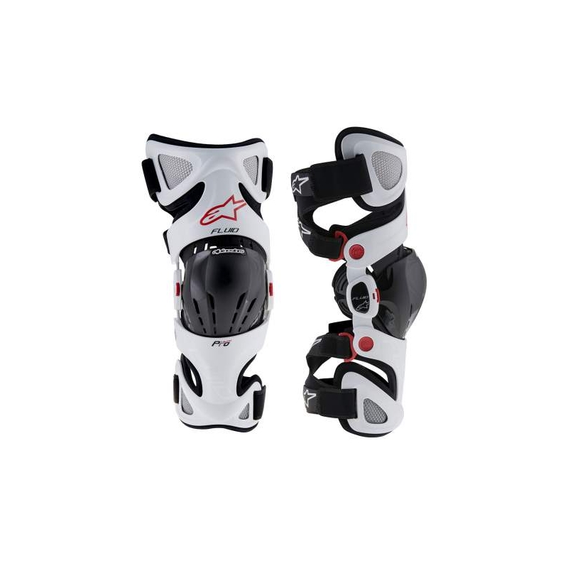 Štitnici za koljena Alpinestars Fluid Pro bijeli