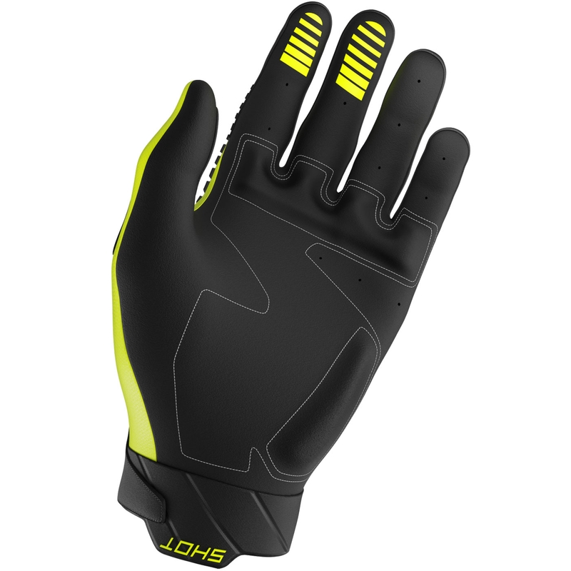 Shot Core Max motokros rukavice fluo žute