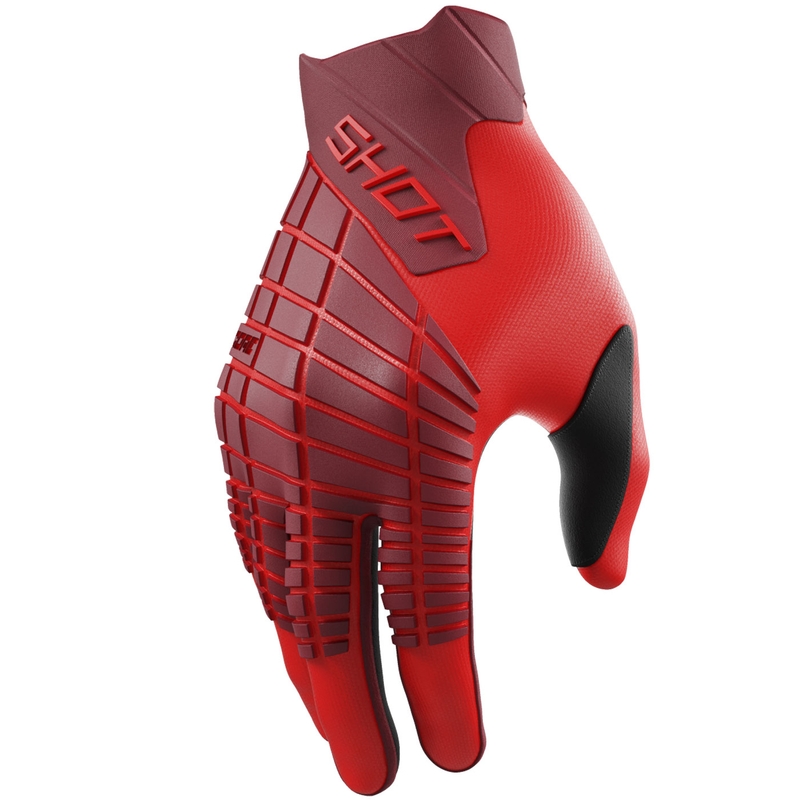 Motokros rukavice Shot Core Max crvene