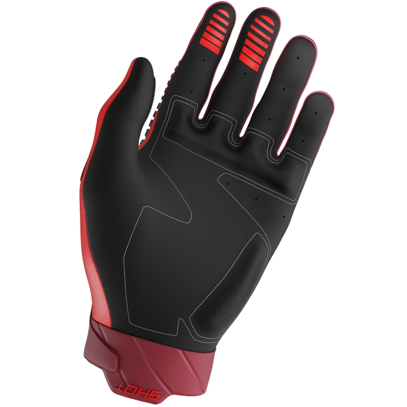 Motokros rukavice Shot Core Max crvene