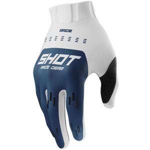 Shot Race Evo Motokros rukavice petrolej plave