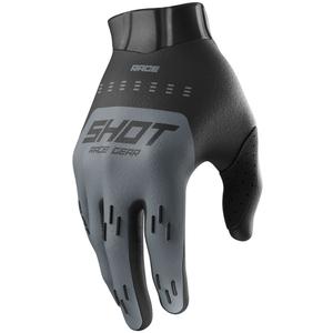Shot Race Evo motokros rukavice crno-sive
