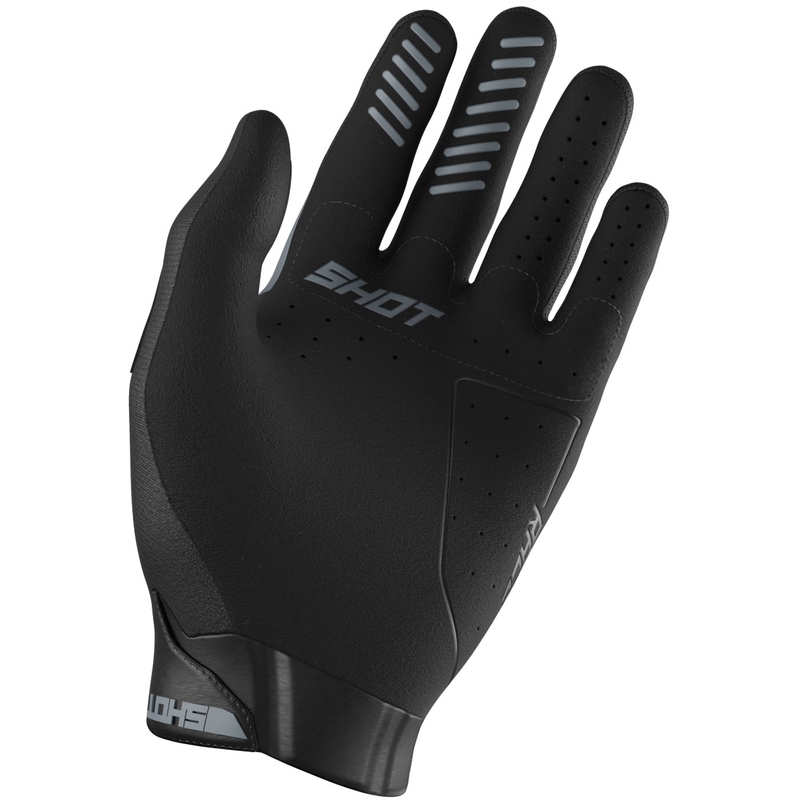 Shot Race Evo motokros rukavice crno-sive
