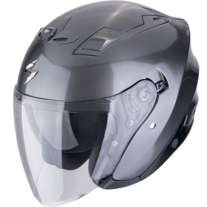 Scorpion EXO-Z1 SOLID otvorena motociklistička kaciga metalik sive boje