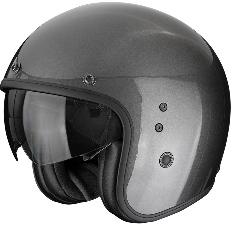 Scorpion Belfast EVO Solid otvorena motociklistička kaciga metalik sive boje