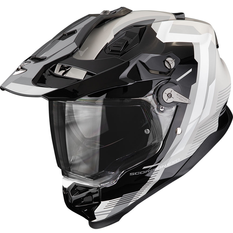 Enduro motociklistička kaciga Scorpion ADF-9000 Air Patrol crno-srebrna