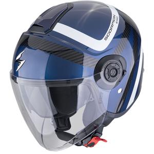 Otvorena kaciga Scorpion EXO-CITY II RIVA plavo-crna