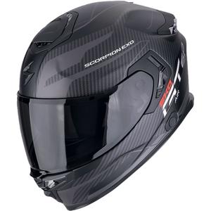 Integralna motociklistička kaciga Scorpion EXO-GT SP AIR FLEX mat crno-srebrna
