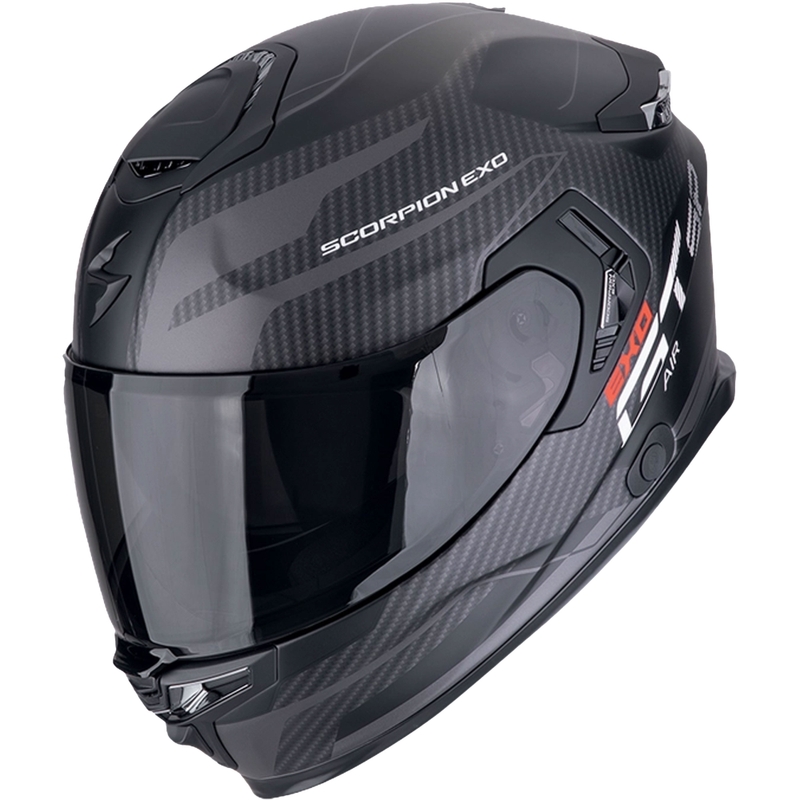 Integralna motociklistička kaciga Scorpion EXO-GT SP AIR FLEX mat crno-srebrna