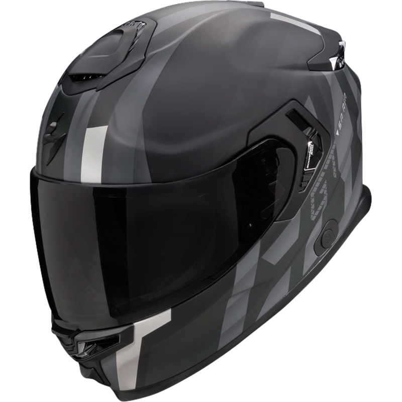 Integralna motociklistička kaciga Scorpion EXO-GT SP AIR TOURADVEN crno-srebrna rasprodaja