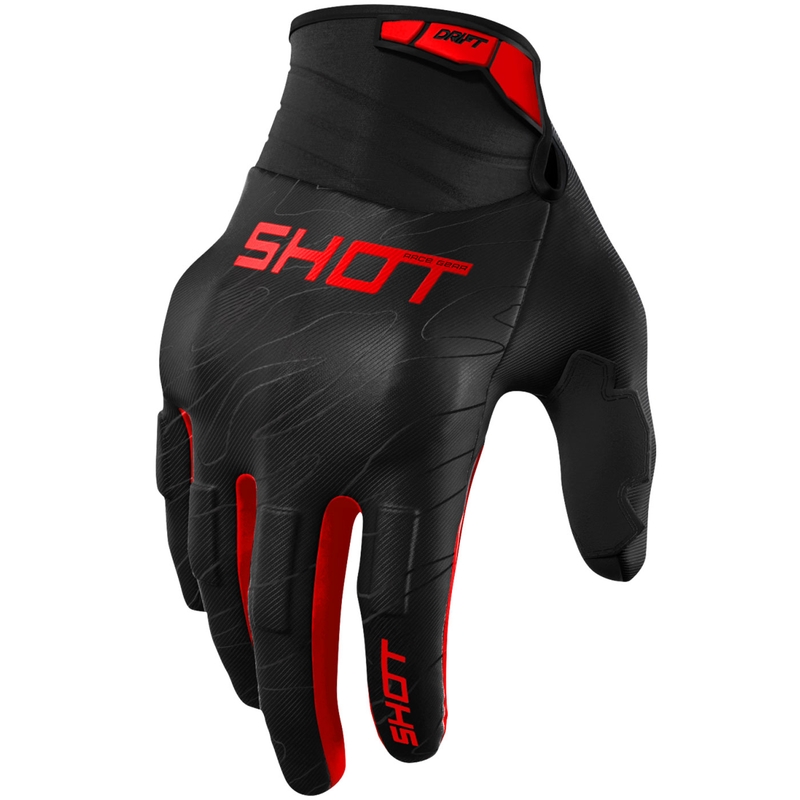 Shot Drift Onyx crvene motokros rukavice