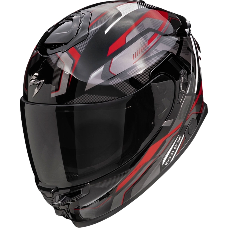 Integralna motociklistička kaciga Scorpion EXO-GT SP Air Augusta crno-sivo-crvena rasprodaja