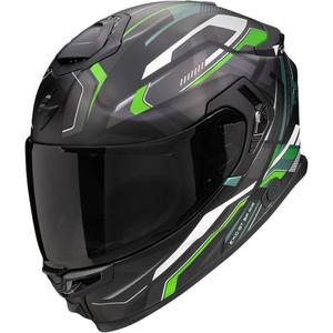 Integralna motociklistička kaciga Scorpion EXO-GT SP Air Augusta crno-sivo-zelena
