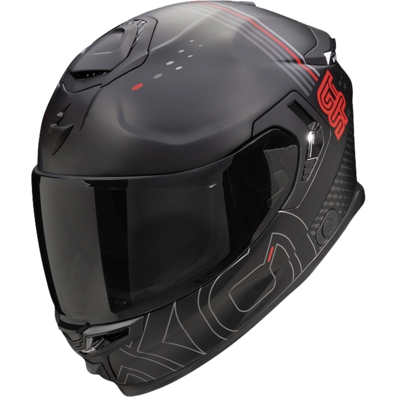 Scorpion EXO-GT SP AIR TECHLANE integralna motoristička kaciga crno-sivo-crvena rasprodaja