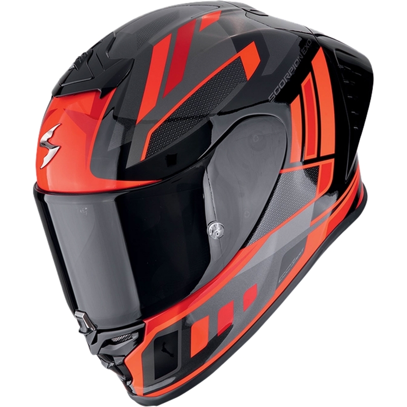 Integralna motociklistička kaciga Scorpion EXO-R1 EVO II AIR VITAL crna-srebrna-crvena